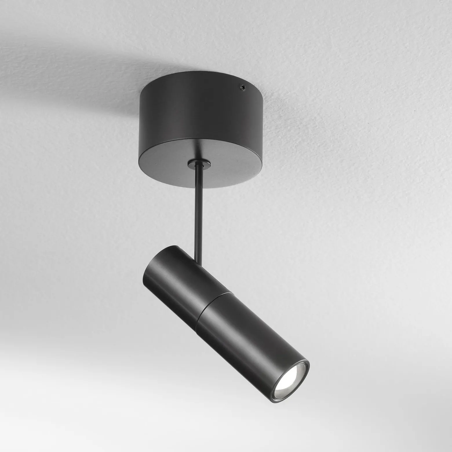 Egger DLS LED-kohdevalaisin Zooom XL, pinta-asennettava, 3000K, musta