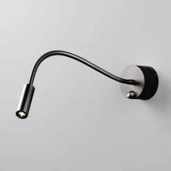 Egger DLS LED-seinävalaisin Zooom T Flex, 2700K, musta