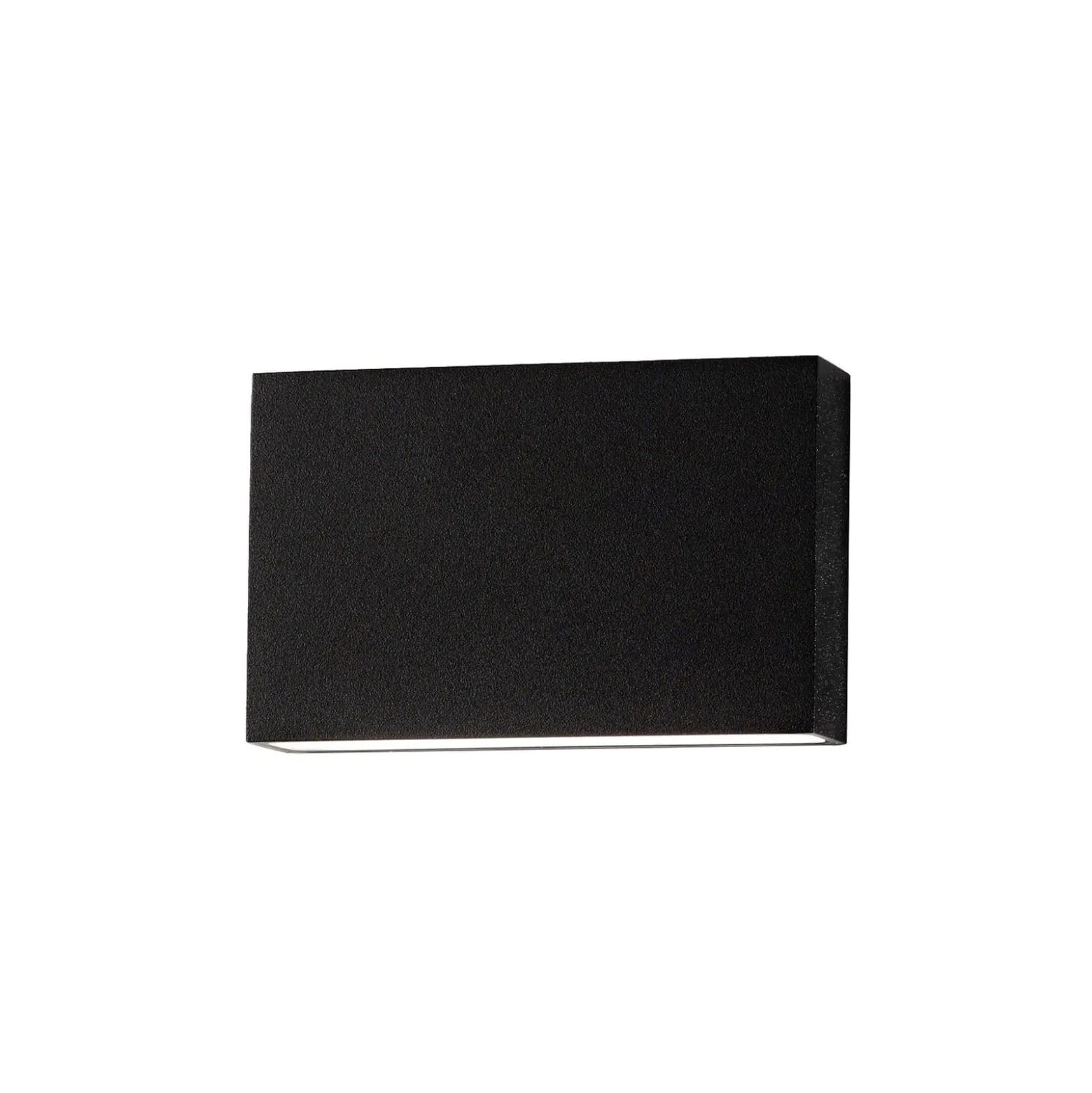 Egger DLS LED ulkoseinävalaisin Flatbox musta 11x7 cm alumiini 11x7 cm