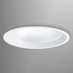 Egger DLS LED uppoasennusvalaisin Strato 190, Ø 19 cm, valkoinen