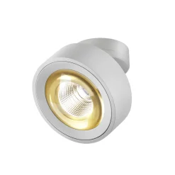 Egger DLS LED-valonheitin Clippo Optic, valkoinen/kulta, Ø 12 cm, DTW