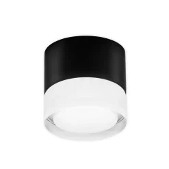 Egger DLS Phoenix ulkokattovalaisin 3000 K musta Ø 9cm alumiinia