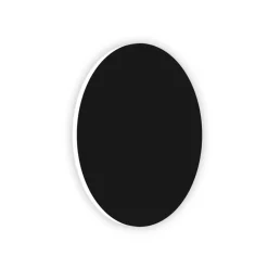 Egger DLS seinävalaisin Orbit, musta, Ø 25 cm, alumiini, 2700 K
