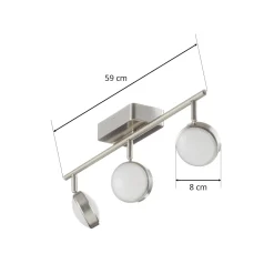 EGLO connect Corropoli-C-LED-kattospotti 3-lamp.