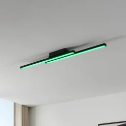 EGLO connect Fraioli-Z -LED-kattovalaisin musta