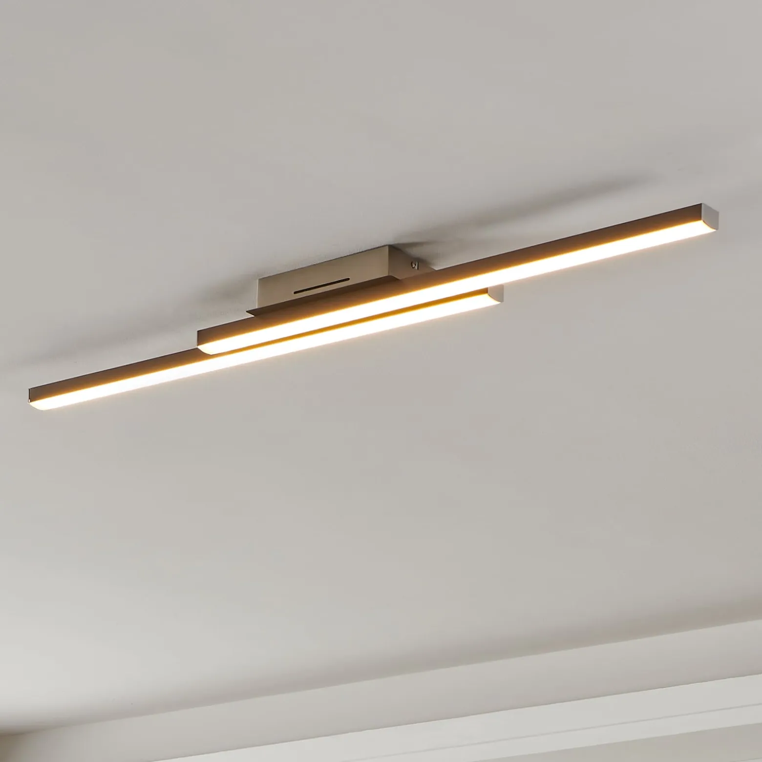 EGLO connect Fraioli-Z-LED-kattovalo matta nikkeli