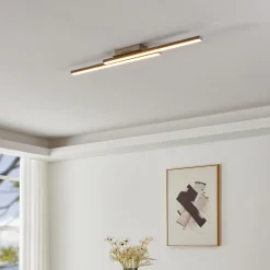 EGLO connect Fraioli-Z-LED-kattovalo matta nikkeli