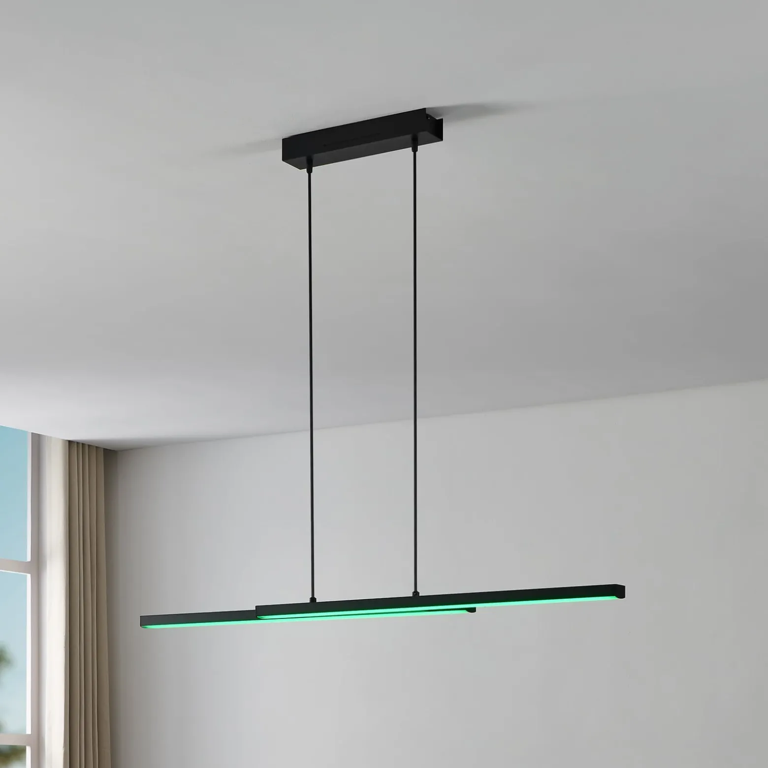 EGLO connect Fraioli-Z -LED-riippuvalaisin, musta