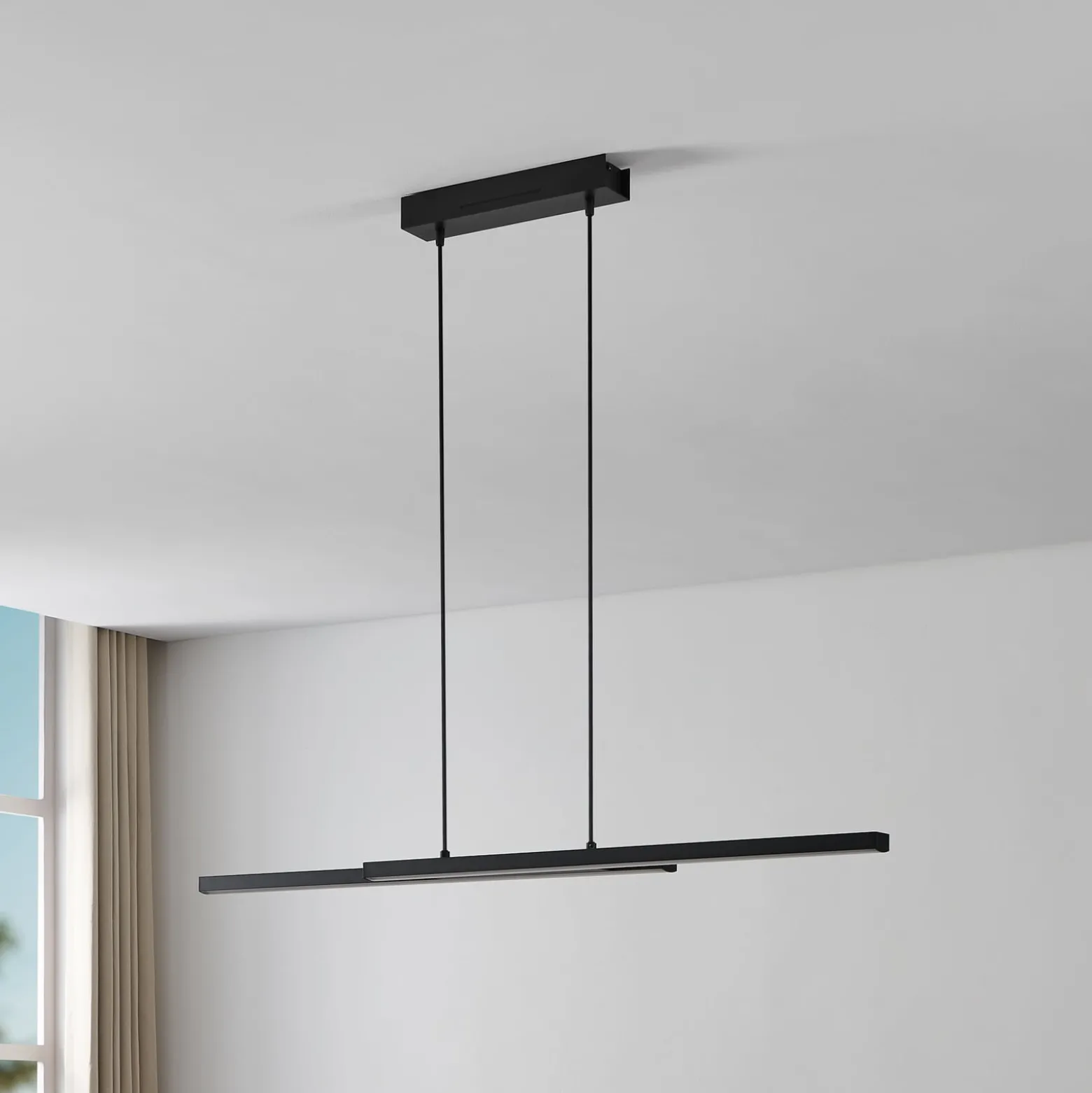 EGLO connect Fraioli-Z -LED-riippuvalaisin, musta