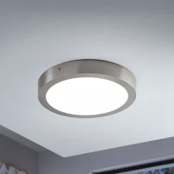 EGLO connect Fueva-C-kattovalo pyöreä 30cm nikkeli