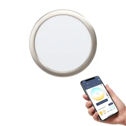 EGLO connect Fueva-Z -uppovalo 21,6 cm, nikkeli