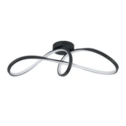 EGLO connect LED-kattovalaisin Calarossa-Z, musta, alumiini