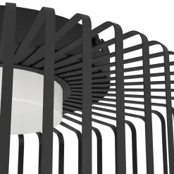 EGLO connect LED-kattovalaisin Ginestrone-Z, musta, alumiini