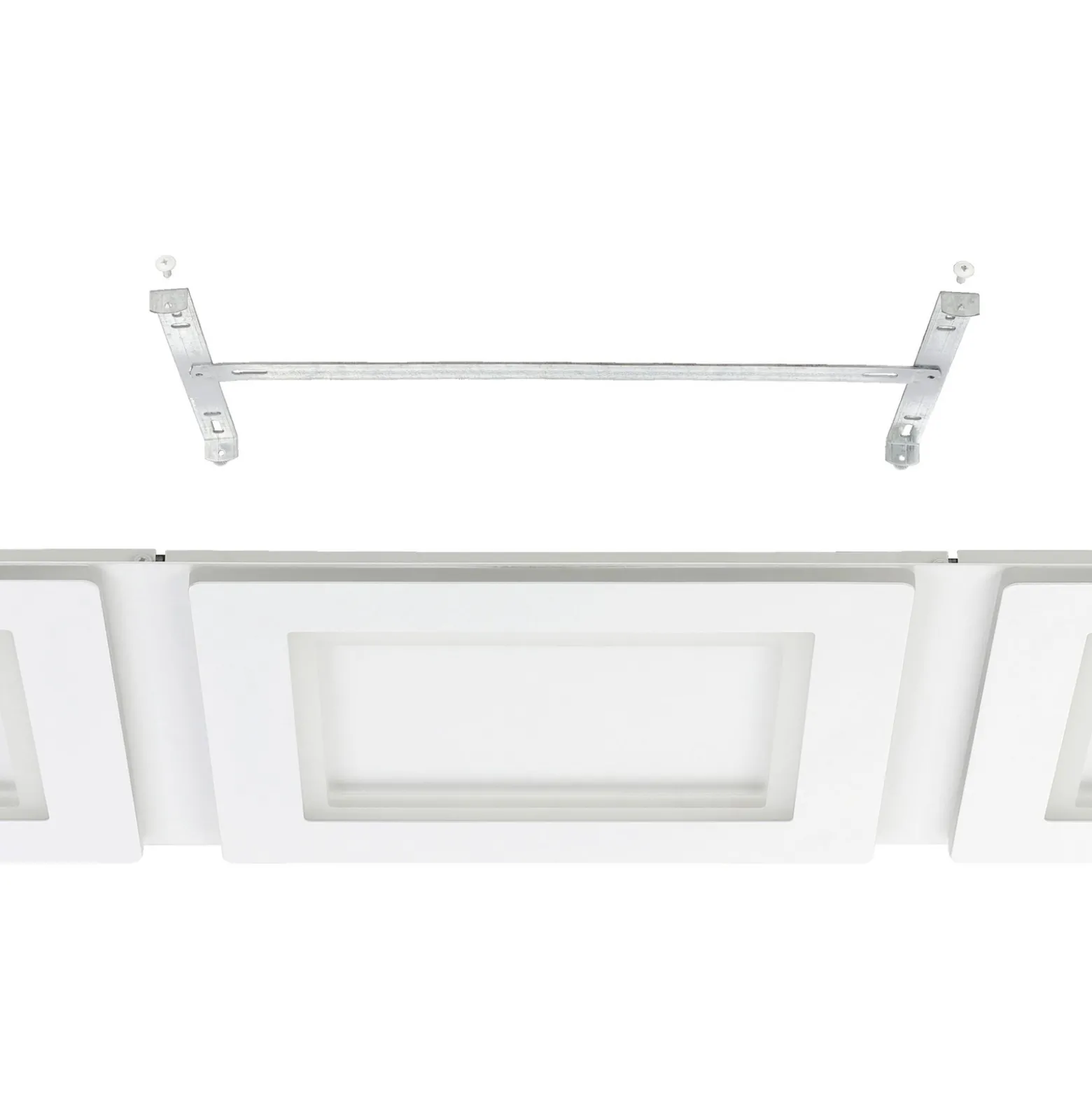 EGLO connect LED-kattovalaisin Padrogiano-Z 3-valo, 120 x 30 cm