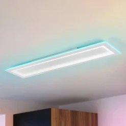 EGLO connect LED-kattovalaisin Padrogiano-Z 1-valo, 120 x 30 cm