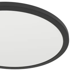 EGLO connect LED-kattovalaisin Rovito-Z, musta, Ø 39 cm
