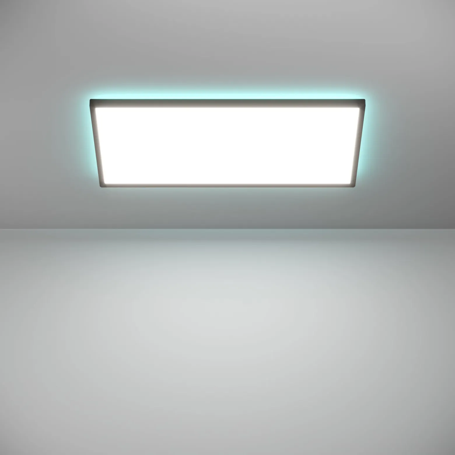EGLO connect LED-kattovalaisin Rovito-Z, musta, 57 x 30 cm