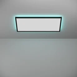 EGLO connect LED-kattovalaisin Rovito-Z, musta, 57 x 30 cm