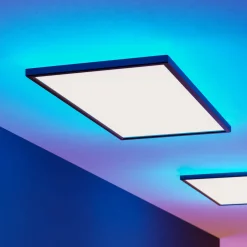 EGLO connect LED-kattovalaisin Rovito-Z, musta, 57 x 30 cm