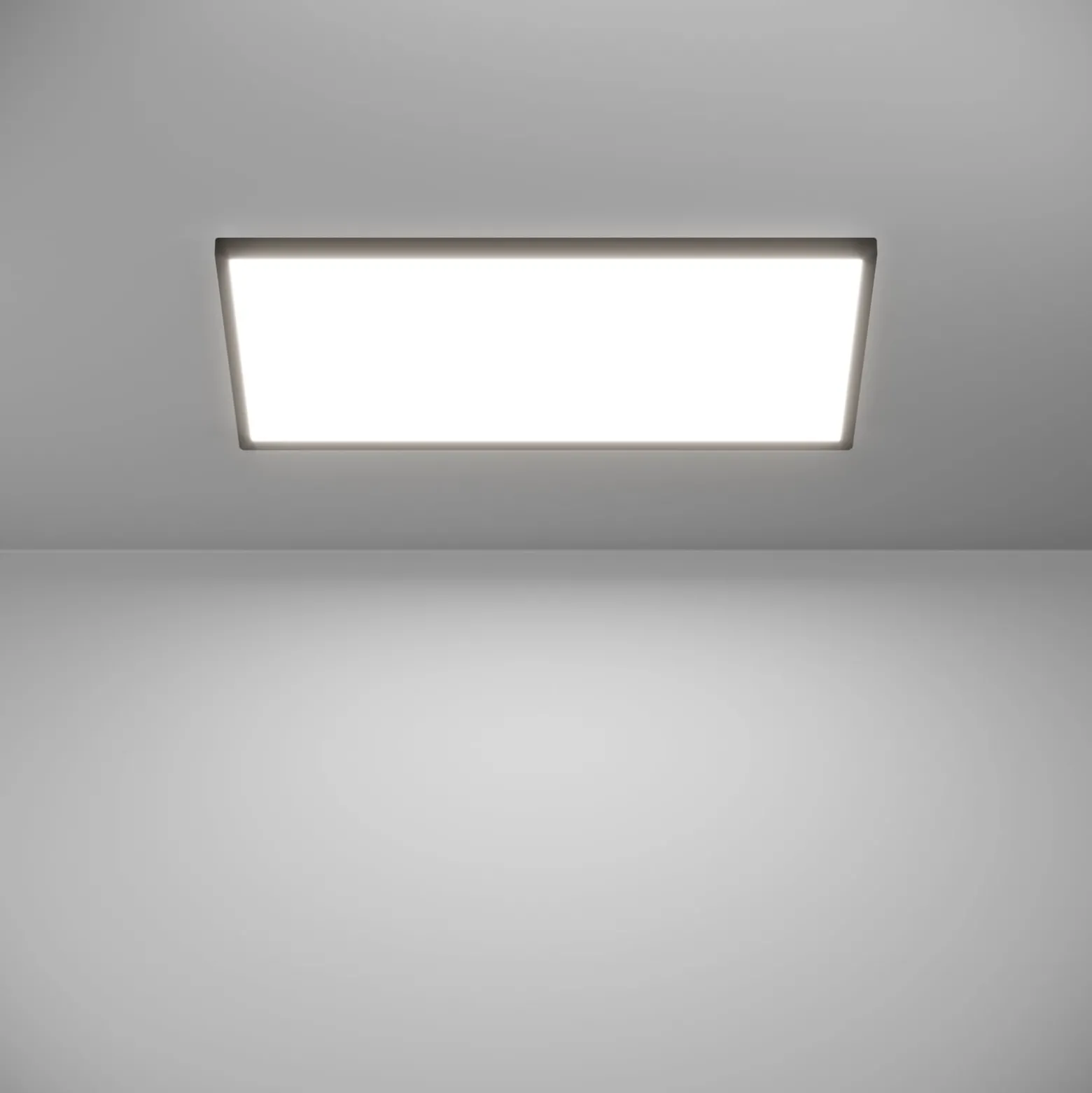 EGLO connect LED-kattovalaisin Rovito-Z, musta, 57 x 30 cm