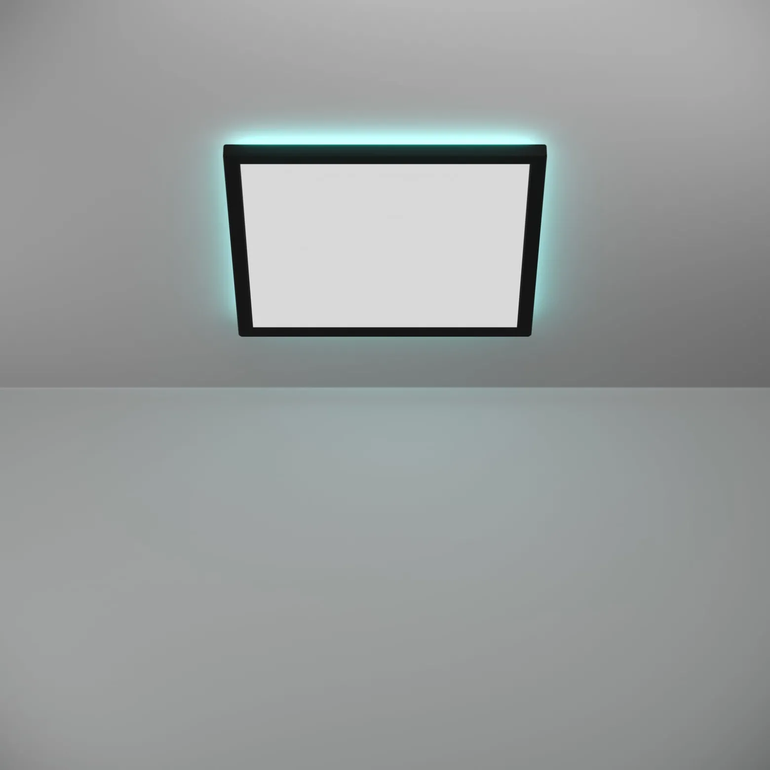 EGLO connect LED-kattovalaisin Rovito-Z, musta, 39 x 39 cm