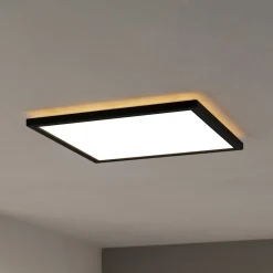 EGLO connect LED-kattovalaisin Rovito-Z, musta, 39 x 39 cm