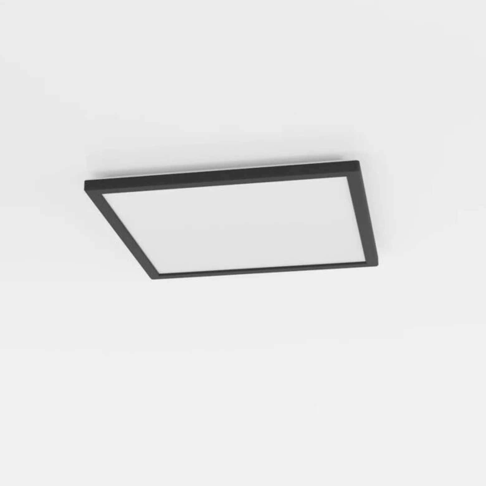 EGLO connect LED-kattovalaisin Rovito-Z, musta, 39 x 39 cm