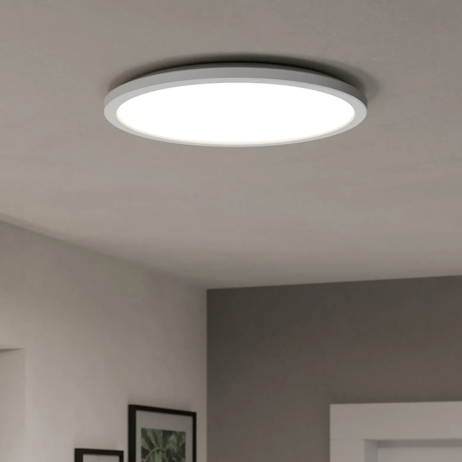 EGLO connect LED-kattovalaisin Rovito-Z, valkoinen, Ø 39 cm