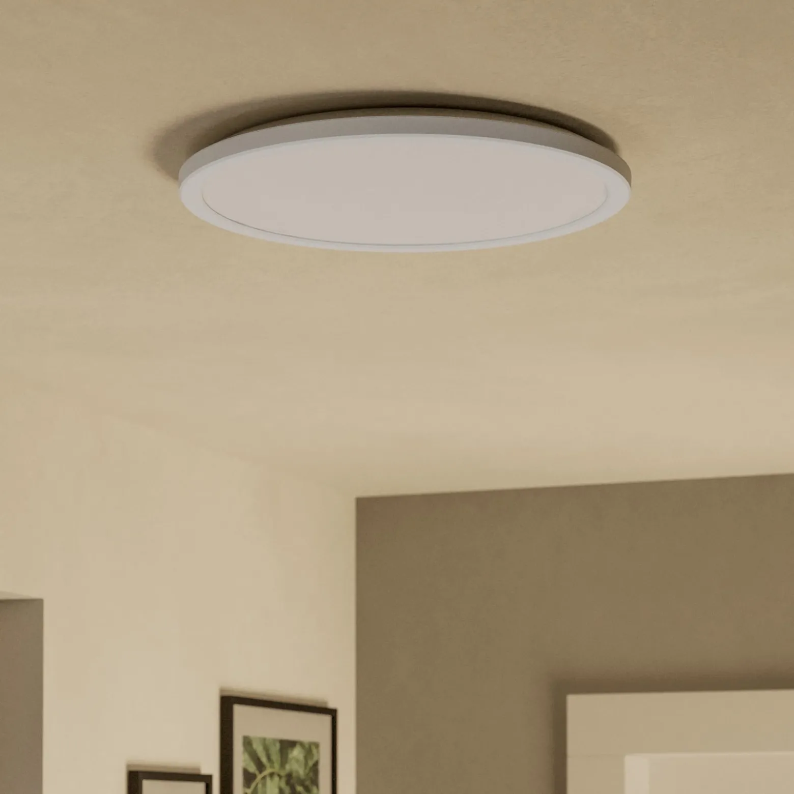 EGLO connect LED-kattovalaisin Rovito-Z, valkoinen, Ø 39 cm