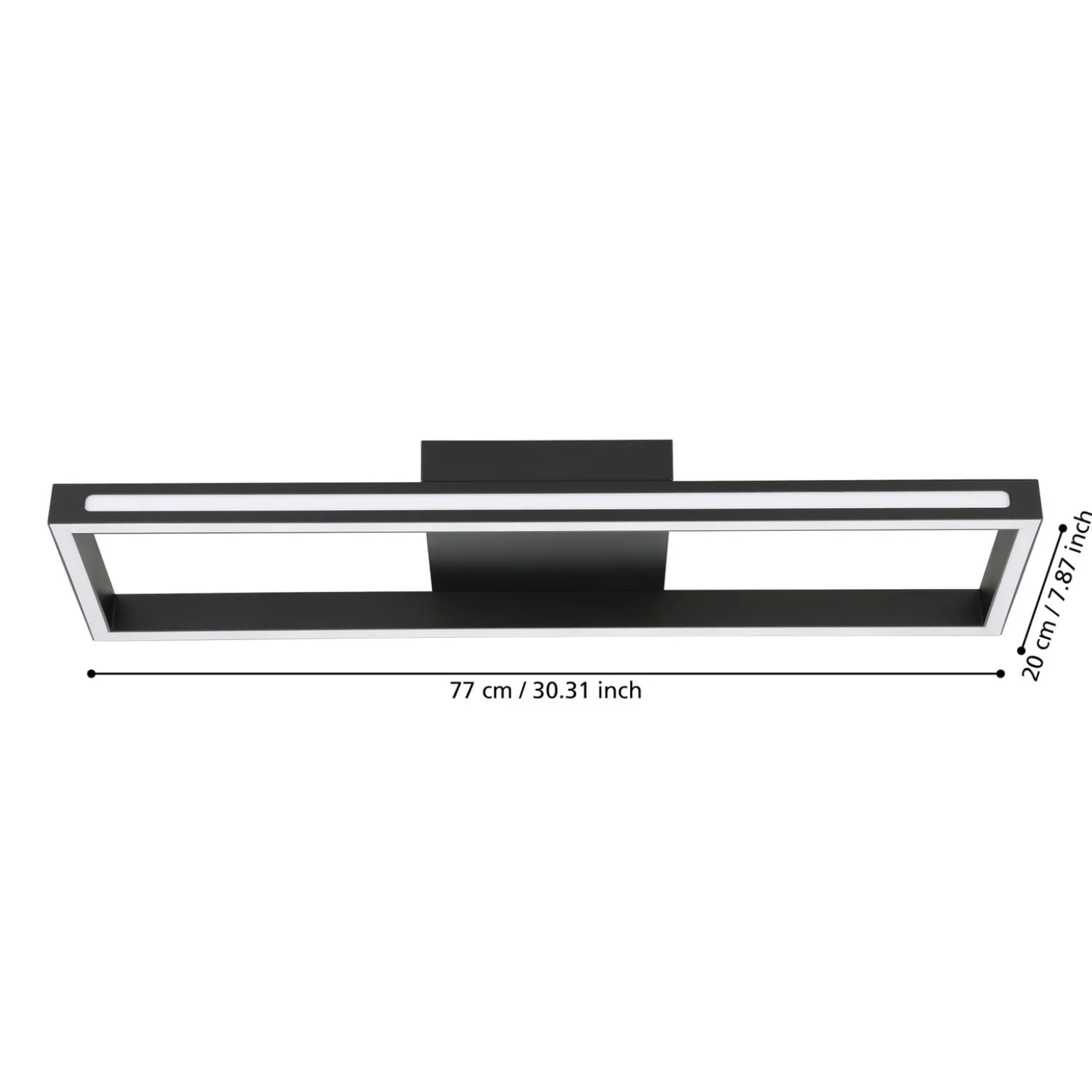 EGLO connect LED-kattovalaisin Savilanas-Z, CCT, musta
