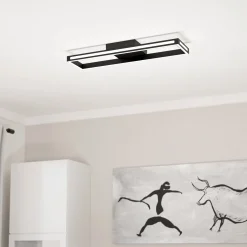 EGLO connect LED-kattovalaisin Savilanas-Z, CCT, musta