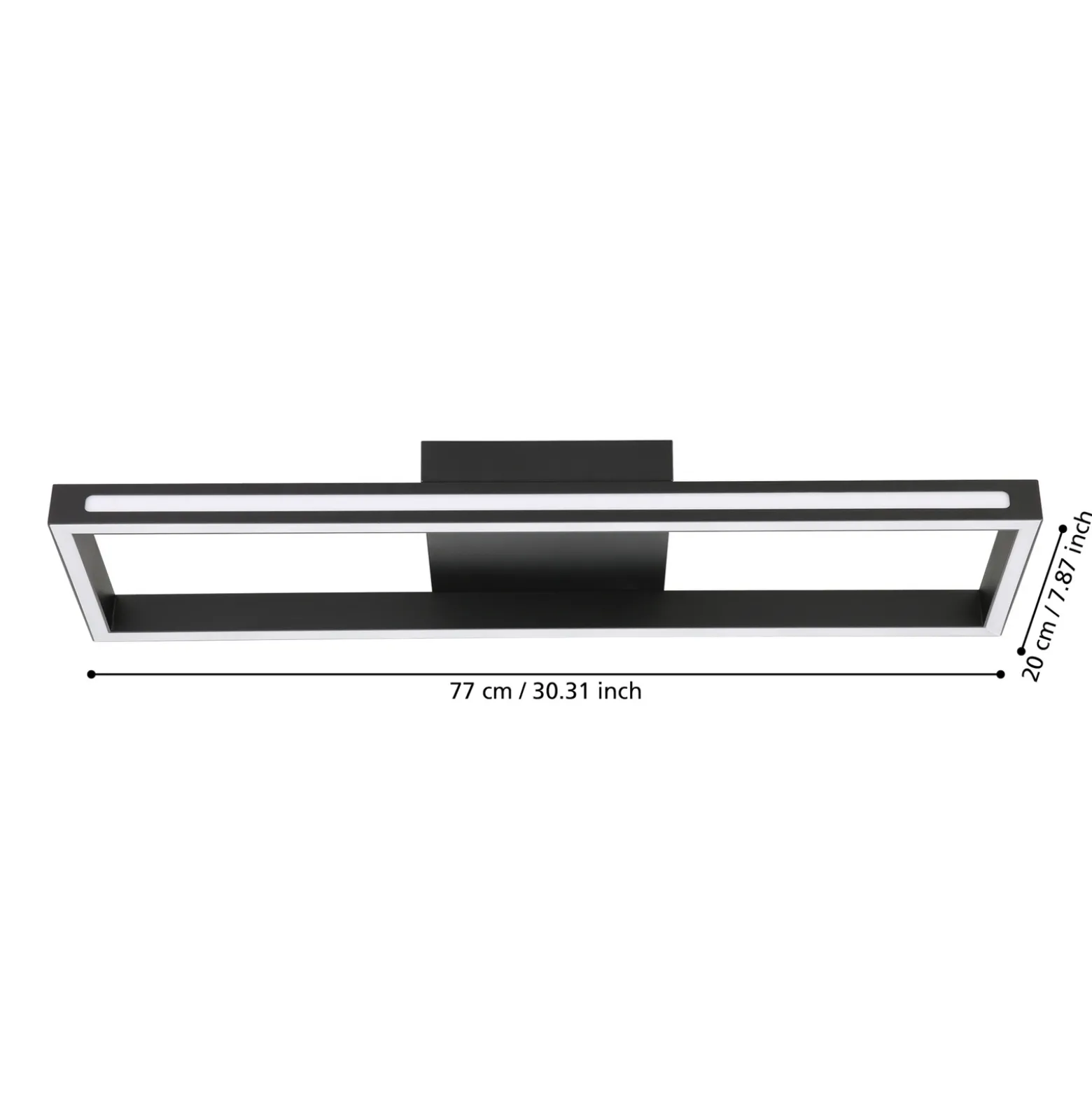 EGLO connect LED-kattovalaisin Savilanas-Z, CCT, musta