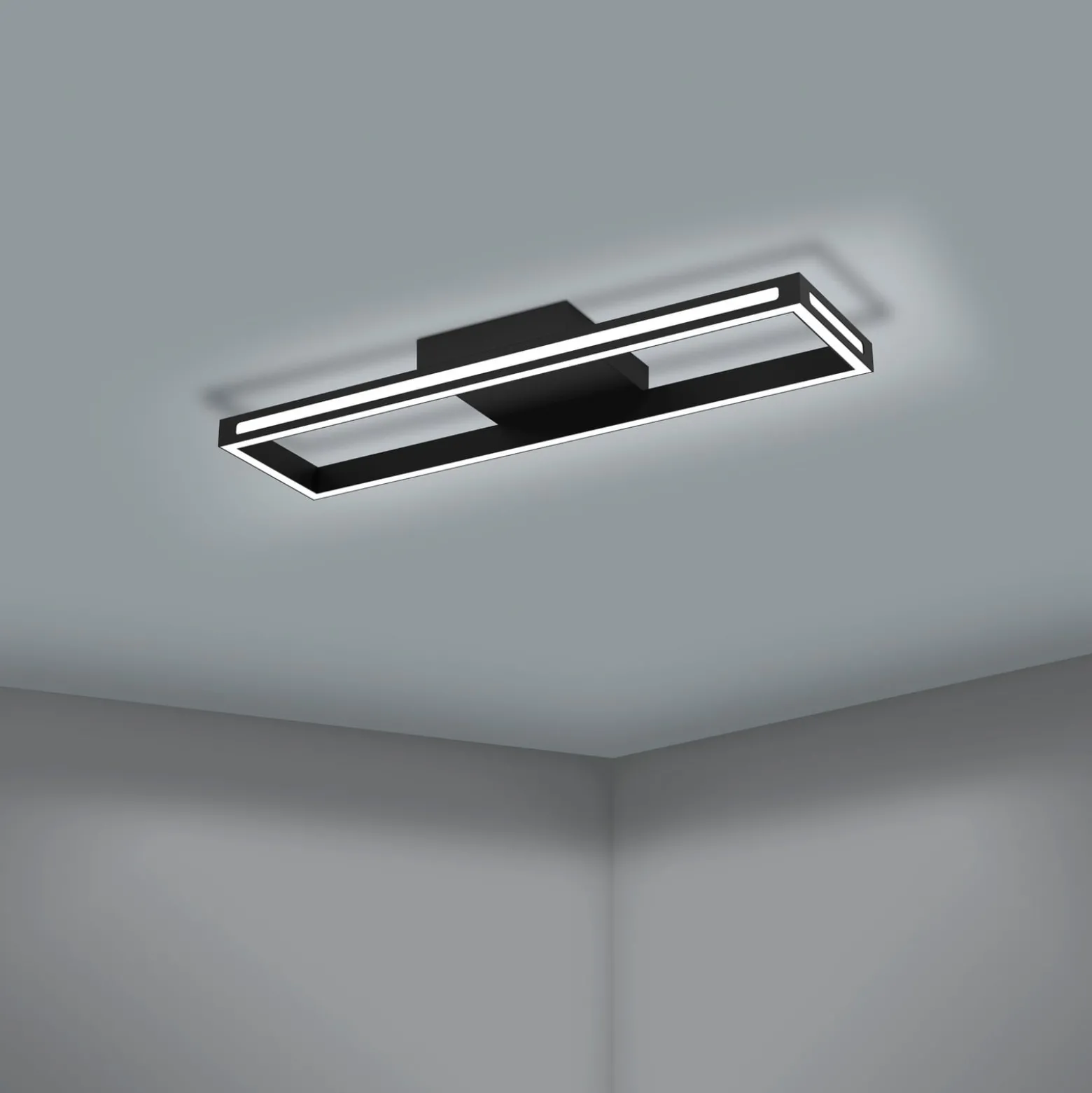 EGLO connect LED-kattovalaisin Savilanas-Z, CCT, musta
