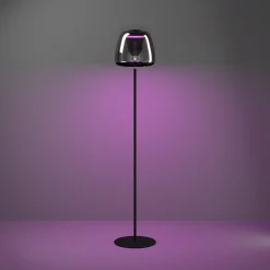 EGLO connect LED-lattiavalaisin Alfero-Z, RGB, CCT, musta