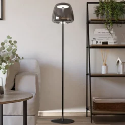 EGLO connect LED-lattiavalaisin Alfero-Z, RGB, CCT, musta