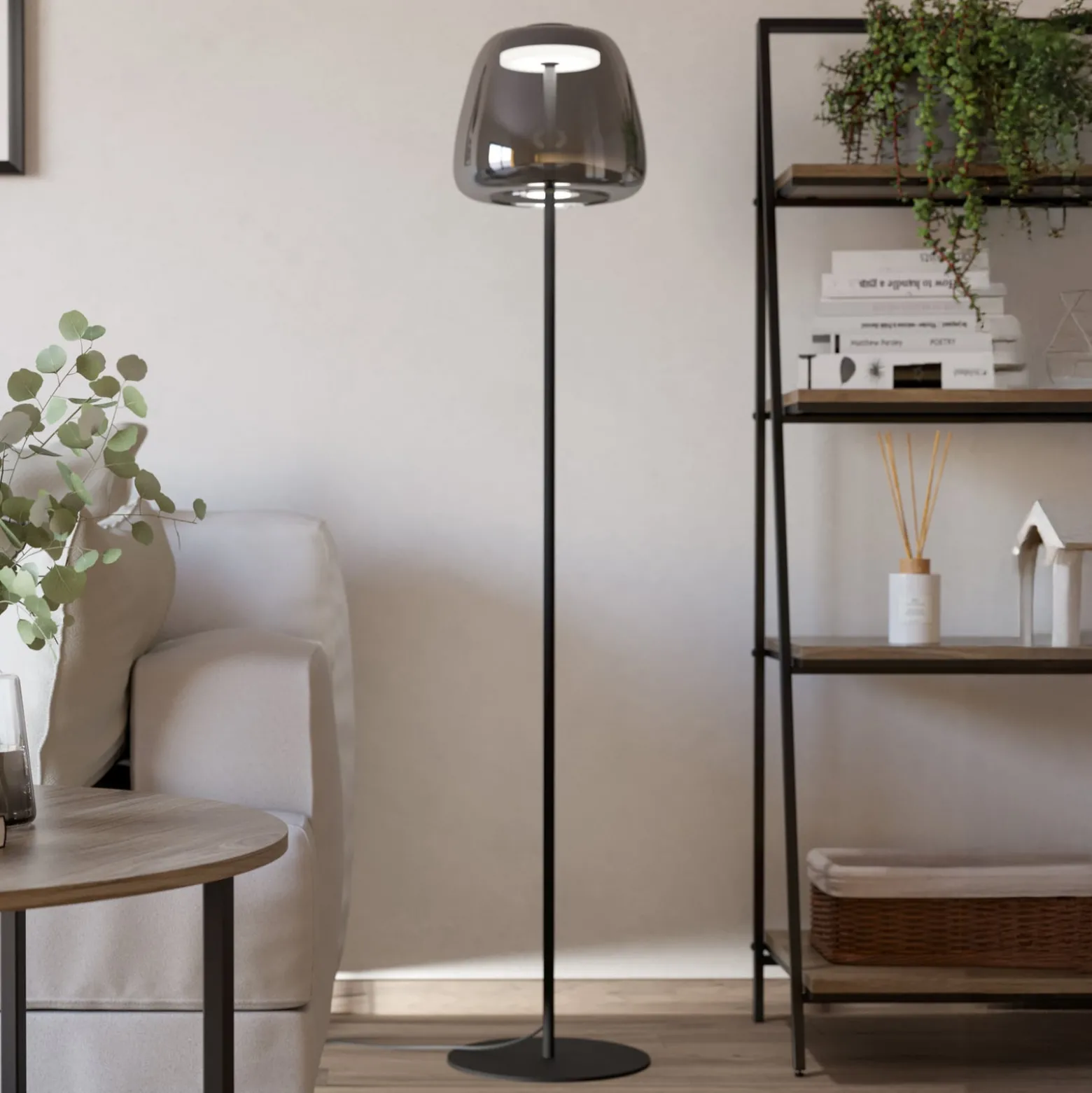EGLO connect LED-lattiavalaisin Alfero-Z, RGB, CCT, musta