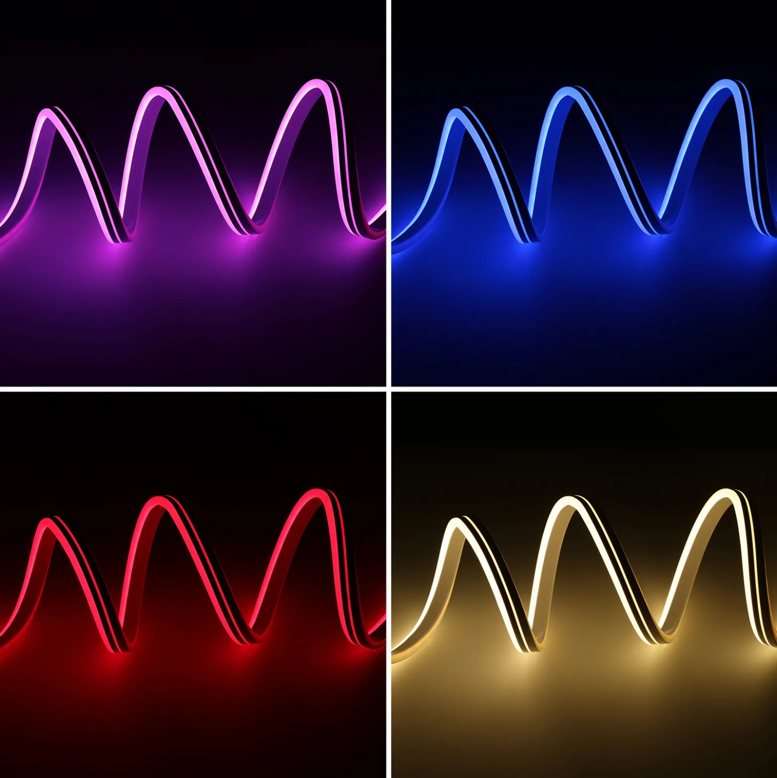 EGLO connect LED-nauha Neon Stripe-Z, 3 M., RGB, CCT, valkoinen