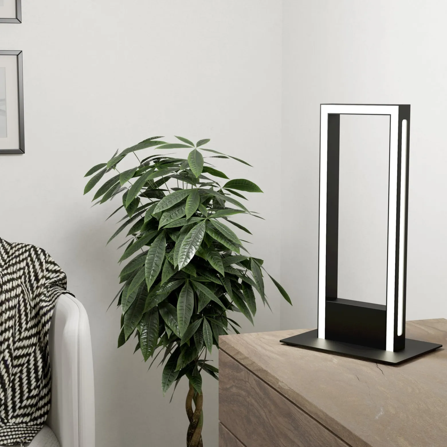 EGLO connect LED-pöytävalaisin Savilanas-Z, musta, CCT