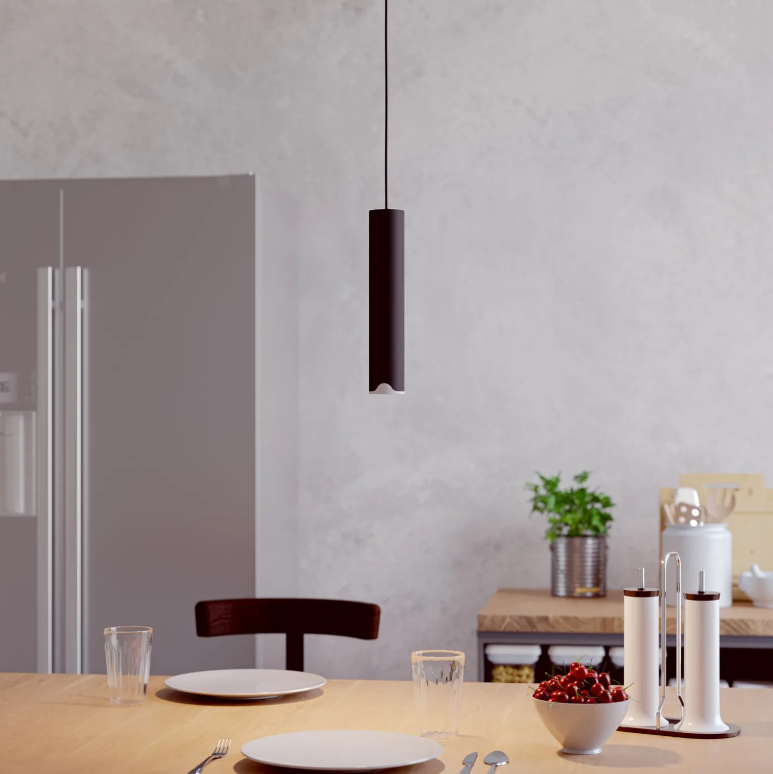 EGLO connect LED-riippuvalaisin Balamorta-Z, 1-valaisin, musta