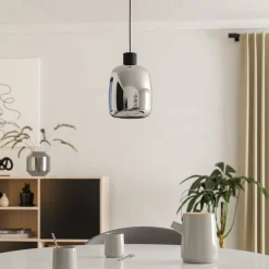 EGLO connect LED-riippuvalaisin Molochio-Z, 1-valaisin, musta