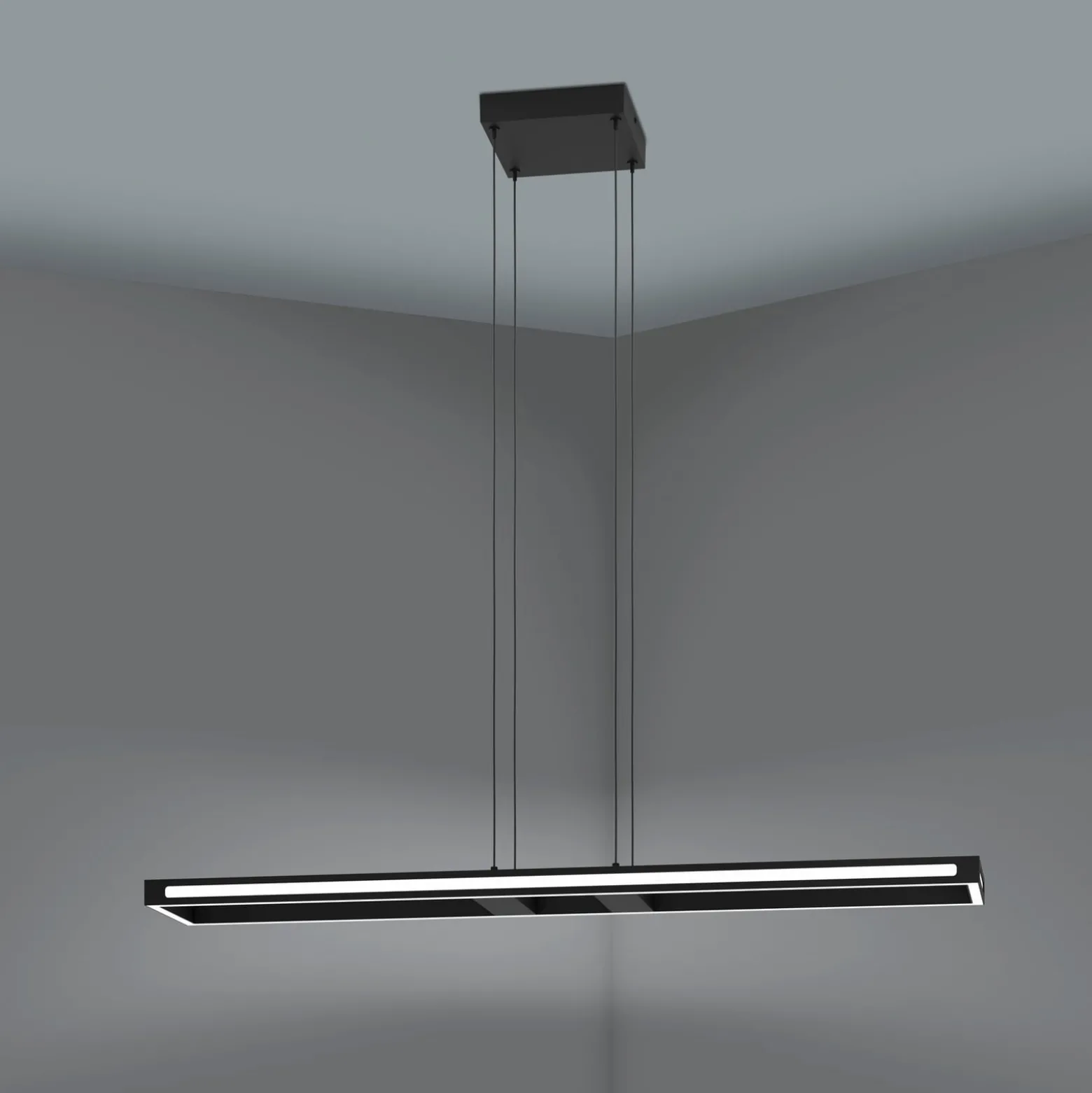 EGLO connect LED-riippuvalaisin Savilanas-Z, CCT, musta