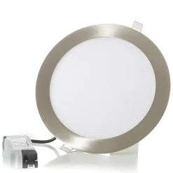 EGLO connect LED uppoasennusvalaisin Fueva-C, Ø 22,5 cm, nikkeliä