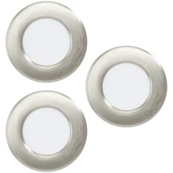 EGLO connect LED-uppovalaisin Fueva 6-Z, harmaa, 3 kpl:n sarja