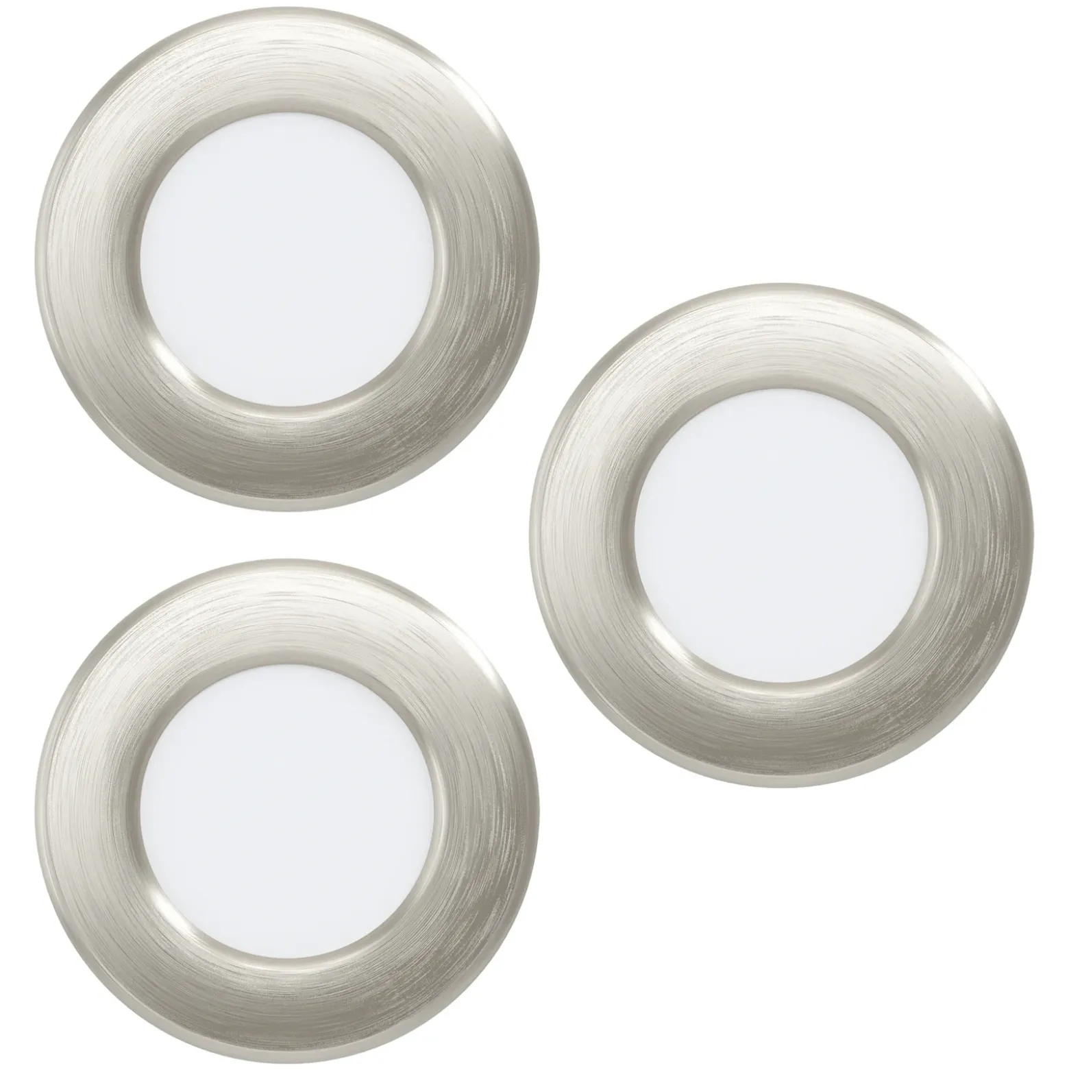 EGLO connect LED-uppovalaisin Fueva 6-Z, harmaa, 3 kpl:n sarja