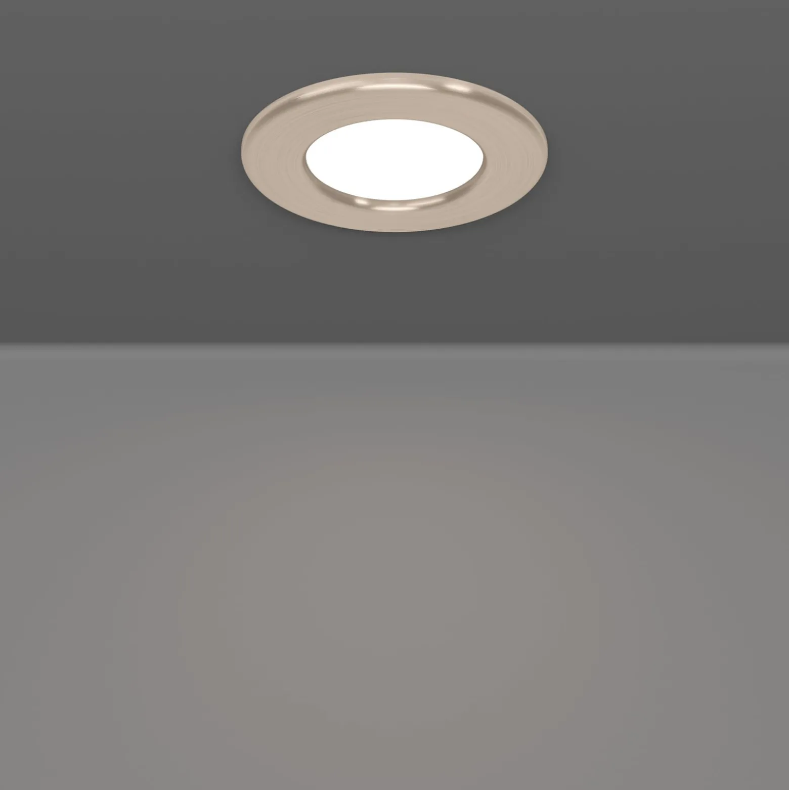 EGLO connect LED-uppovalaisin Fueva 6-Z, harmaa, 3 kpl:n sarja
