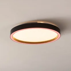 EGLO connect Montemorelos-Z, RGBW, musta, Ø42cm