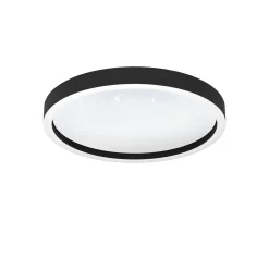 EGLO connect Montemorelos-Z, RGBW, musta, Ø42cm