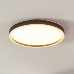 EGLO connect Montemorelos-Z, RGBW, musta, Ø57cm