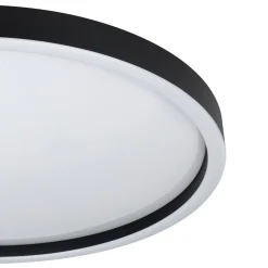 EGLO connect Montemorelos-Z, RGBW, musta, Ø57cm