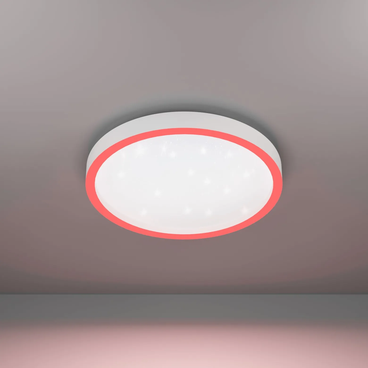 EGLO connect Montemorelos-Z, RGBW, valkoinen, Ø42cm